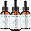 (3 팩) Tinnitus 구호 Zencortex - 공식 - 귀를위한 Zencortex 드롭, Zen Cortex 24 Tinnitus Drops 액체 보충 리뷰, Zen Cortex Hearing Support Formula, Zencortex 구두 (4oz)