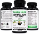 Siberian Green Ashwagandha with Altai Shilajit & Turmeric Ayurvedic Complex 60 캡슐 - 전통 시베리아 공식 스트레스 완화, 무드, 에너지 지원, 면역 체계 회복