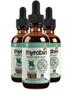 Thyrobin - 고급 Thyroid 지원 보충교재 - 더 나은 흡수를 위한 액체 납품 - Iodine, 스팅 Nettle, Kelp, Astragalus, Ashwagandha & 더 많은 것!