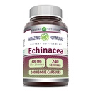 Amazing Formulas Echinacea Supplement | 서빙 당 400mg | 240 Veggie Capsules | Non-GMO | 글루텐 프리 | 미국