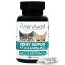 AminAvast 작은 개 & 고양이 신장 지원 - 고양이 & 작은 개에서 건강한 신장 지원 - 300mg, 60 캡슐