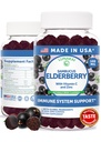 Lunakai USA는 비타민 C & 아연을 가진 성인 & 아이를 위한 까만 Sambucus Elderberry Gummies를 만들었습니다 - 면역성이 있는 지원, 산화 방지제, 비 GMO, 60 Gummies