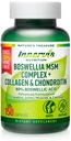 Boswellia MSM Complex 150 Caps - 관절 건강 지원 | 교원질, Chondroitin, 심황