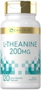 Carlyle L-Theanine 200mg 보충교재 | 120의 캡슐 | 비 GMO의 글루텐 자유로운