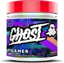GHOST 게이머 : 에너지 및 초점 지원 포뮬러 - 40 서빙, 복숭아 - Nootropics & 자연 카페인, 정확도 및 반응 시간 - Vegan, 글루텐 프리