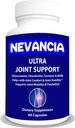 Ultra Joint Support - Glucosamine, Chondroitin, Turmeric, MSM, Boswellia, Bromelain, Methionine - 관절 편안함 및 안정성에 대한 도움말 - 관절 유연성 및 이동성 지원 - 60 캡슐