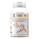 ANDREW LESSMAN 메틸 Folate 1000mg - 240 캡슐 - 1000 mcg L 메틸 Folate, 필수 비타민 B9의 유력한 수준. 건강한 심장, 뇌, 면역 및 임신을 지원합니다. 삼키기 캡슐에 쉬운