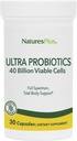 NaturesPlus Ultra Probiotics - 30 Vegan 캡슐 - 전체 스펙트럼 총 바디 지원 - Prebiotic Acai 포함 - 30 서빙