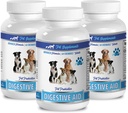 개 8 온스에 대한 소화 효소 - DOG DIGESTIVE AID PROBIOTICS - NATURAL APPROACH - BAD BREATH 및 GAS에 대한 솔루션 - COUNTER DIARRHEA - 개 프로바이오틱스 미국 - 3 병 (180 치료)