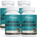 2400 MG Liposomal 글루타티온 Softgels, 최대 흡수, 활동적인 모양 L 글루타티온은 Hyaluronic 산, Resveratrol, Detox, 뇌, 면역 체계, 240 Softgels를 위한 주된 산화 방지제와 더불어 감소했습니다