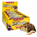 FITCRUNCH 전체 크기 단백질 바, 6 층 베이킹 바, 설탕 6g, 글루텐 무료 및 소프트 케이크 코어 (12 바, 땅콩 버터)