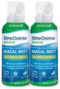 SinuCleanse Allergy & Sinus Sterile Saline Nasal Spray, Ultra Fine Mist, Instantly Moisturizes & Relieves Severe Nasal Congestion 때문에 알레르기, 4.6 Oz (2 팩), 미국에서 만든