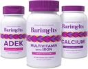 BariMelts Path to Bariatric Success Pack - 철과 다비타민, 칼슘 시트레이트 및 ADEK
