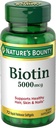 성격 Bounty Biotin 5000 mcg 액체 Softgels 72 ea (5의 포장)