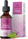 여성 드롭을위한 HERBAMA 균형 - 우유 이틀, Vitex Berry, Angelica, Maca Root & Ashwagandha Women Supplements - 채건, 알코올 및 설탕 - 무료, 28 일 공급