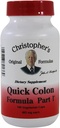 Dr. Christopher의 Quick Colon Part 1 - 475 mg - 100 채식 캡슐