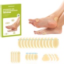 Gel Blister Hydrocolloid Bandage Pads- Bukihome 24 Count Blister cushion for Foot, Toe, Heel - 방수 붕대, Blister Pads for Prevention & Recovery (Variety Pack)