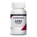 Kirkman - Niacinamide & Inositol가있는 GABA - 250 캡슐 - Relaxation 지원 - 휴식 수면 지원 - Hypoallergenic