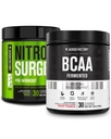 근육 건물과 회복을 위한 과일 펀치에 있는 녹색 Apple & BCAA에 있는 Jacked 공장 Nitrosurge 전 운동