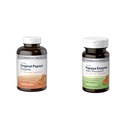 미국 건강 Papaya 소화 효소 Chewable 정제 뭉치 - 본래 600 조사 및 Chlorophyll 100 조사