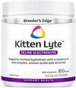 Breeder의 Edge Kitten Lyte, Kittens 및 Nursing Cats 용 Electrolyte 보충, Hydration, Energy & Recovery, 치킨 수프 맛, 300g