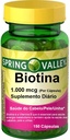 스프링 밸리 - Biotin 1000 mcg, 150 정제