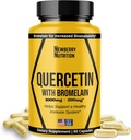Bromelain 보충교재 1200mg, Quercetin 500mg 캡슐을 가진 Quercetin는, 건강한 면역성, 유력한 산화 방지제, 60 조사를 지원합니다