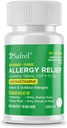 Safrel 알레르기 10mg 정제 | Non-Drowsy 24 Hour Allergy Relief Medicine | Runny Nose, Sneezing, Itchy, Watery Eyes (300 Count)에 대한 항히스타민 지원