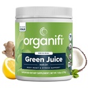 Organifi Green Juice - 유기 Spirulina, Ashwagandha 및 Chlorella와 분말 보충 - 피트니스 목표 달성 및 Cortisol 수준을 감소, 30 일 공급