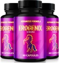(3개의 팩) Erogenix 캡슐은, 당신의 최대 성과를 자물쇠로 엽니다, 장기간 에너지와 전반적인 건강을 지원하는 모든 자연적인 보충교재, 공식적인 Ero Genix 검토 (180의 캡슐)
