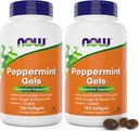 지금 Ginger 기름과 Fennel 기름을 가진 Peppermint 젤, 150 Softgels (2의 팩), 입히는 Enteric