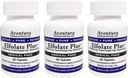 Plus® 3mg 3 팩 L-Methylfolate 메틸 Folate Methylfolate 의학 음식 보충교재 직업적인 힘 활동적인 순수한 유력한 30 정제