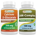 칼슘 D-Glucarate 200 mg & DIM 보충교재 100 mg