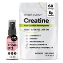 Complement Triple B12 Spray & Creatine Bundle – Vegan B12 보충 및 근육 성능 지원