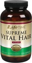LIFETIME Supreme Vital Hair | 건강한 모발, 손톱 및 피부 지원 | 바이오틴, MSM, 비타민 B, C, & A, 아연, 말테일 및 기타 | 120 캡슐, 30 인분