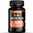 Cortisol 건강 보충교재, 여자 & 남자를 위한 25-in-1 Cortisol 흡진기, Ashwagandha, Rhodiola Rosea, L-Theanine, 10의 캡슐을 가진 Cortisol 보충교재