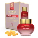 Retinol & Vitamin E Anti-Aging Eye Cream - Puffiness, Fine Lines & Crow의 발 감소 - 모든 피부 유형을위한 피부 관리 - 1.0 Fl. Oz