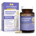 여성용 데일리 노리 망포스 프로바이오틱스 | Hormonal Balance, Hot Flashes, Night sweats & Gut Health | 3 임상적으로 Studied Strains + Resveratrol & Omega | 30일 공급