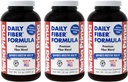 Yerba Prima Daily Fiber Formula Powder - 12 oz (Pack of 3) - 수용성 및 불용성 규정식 섬유 보충 - 콜론 Cleanse - Vegan, Non-GMO, 글루텐 프리