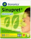 Sinupret 성인 힘 Sinus + 면역 지원 모든 자연, 빠른 행동 초본 Nasal 통행 & 면역 부스트 Verbena & Elder 꽃과 보충 - 50 정제 (팩 2)
