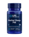 생활 연장 초본 수면 PM, 레몬 발름, honokiol (Magnolia 바지), Chamomile는 건강한 수면, 호르몬 자유로운, melatonin 자유로운, 글루텐 자유로운, 비 GMO, 채식주의자, 30의 캡슐을 승진시킵니다