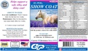 SU-PER Show Coat Supplement for Horses - 소프트, 실크 및 빛나는 코트 지원 - 더 빠른 매니큐어 및 꼬리 성장 - 아미노산, B 복합 비타민 및 미네랄 - 12.5 파운드, 3 개월 공급
