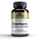 비타민 C & Echinacea 캡슐 60 Ea를 가진 방아쇠 Elderberry