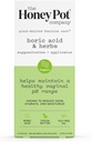 꿀 냄비 회사 7 일 Boric 산 & 허브 좌약 - 유지 하 고 균형 건강 한 질 PH, 관리 냄새, 수염, & Moisturizes - 부인과 의사 테스트