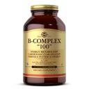 Solgar B-Complex "100", 250 식물성 캡슐 - Nervous 시스템 지원 - 에너지 대사 지원 - 비 GMO, Vegan, 글루텐 무료, Dairy 무료, Kosher - 250 서빙