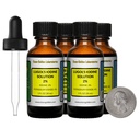 Lugol의 Iodine/2% 해결책/4개의 호박색 유리병/Free Droppers/USA에 있는 4개 Oz