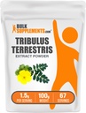 BulkSupplements.com Tribulus Terrestris 추출물 분말 - Tribulus Terrestris 보충제, 초본 보충 - 글루텐 무료, 봉사 당 1.5g, 100g (3.5 oz) (팩 1)