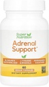 L-Tyrosine, Rhodiola 추출물, Ashwagandha 추출물 및 Eleuthero 추출물, 60 Veggie 캡슐을 가진 최고 영양 Adrenal 지원