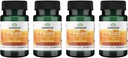 Swanson Folate 5-Methyltetrahydrofolic 산 - 높은 효능, 생체 활성 형태 800 mcg Dfe 30 Veg 모자 (4 팩)