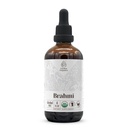Brahmi USDA Organic | 알코올 무료 추출물, 유기농 초본 방울, 보충 | 100 % 인증 유기농 브라미 (바코파 몽니리) 말린 허브 4 oz